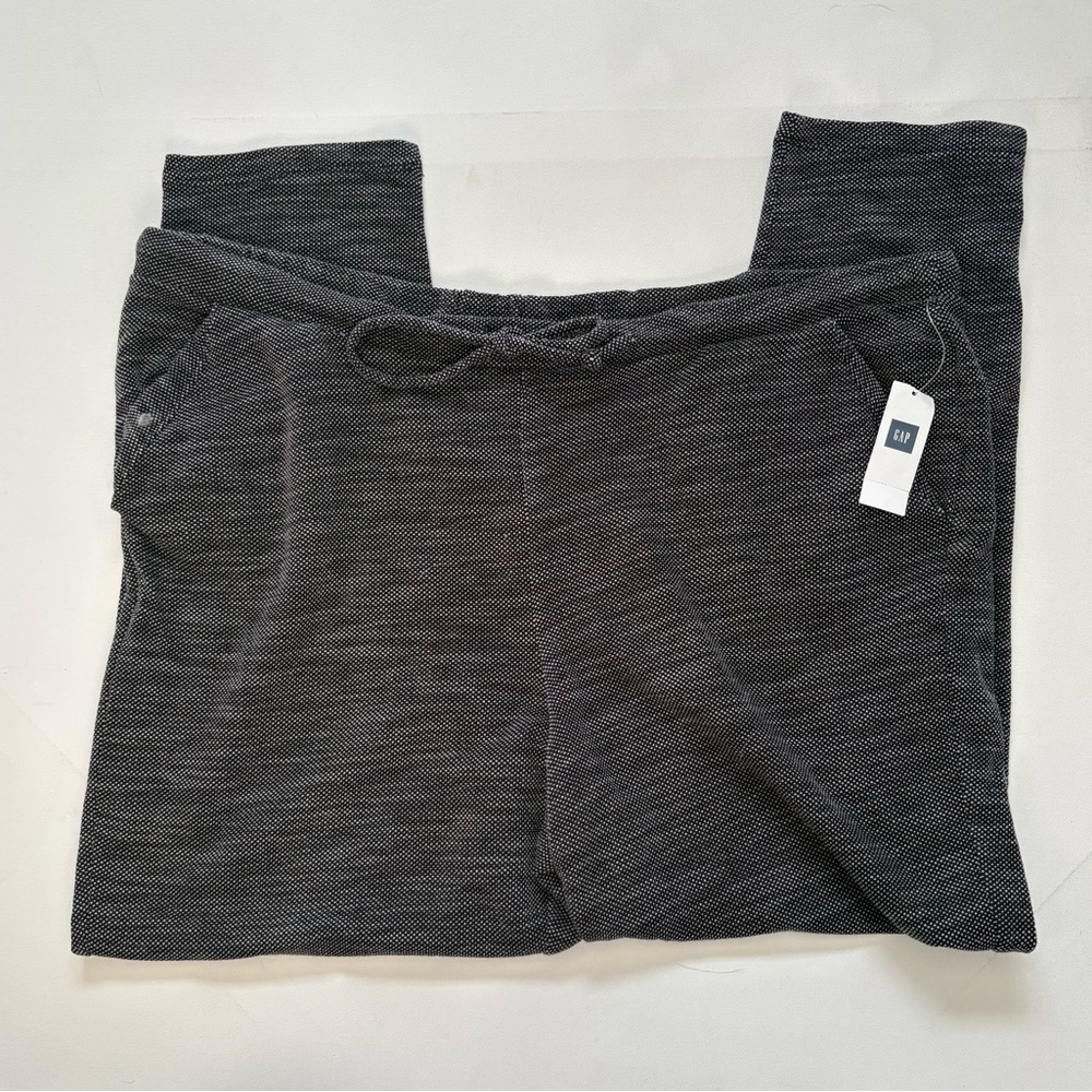 NWT Women's GAP Black Textured Pants Size XL